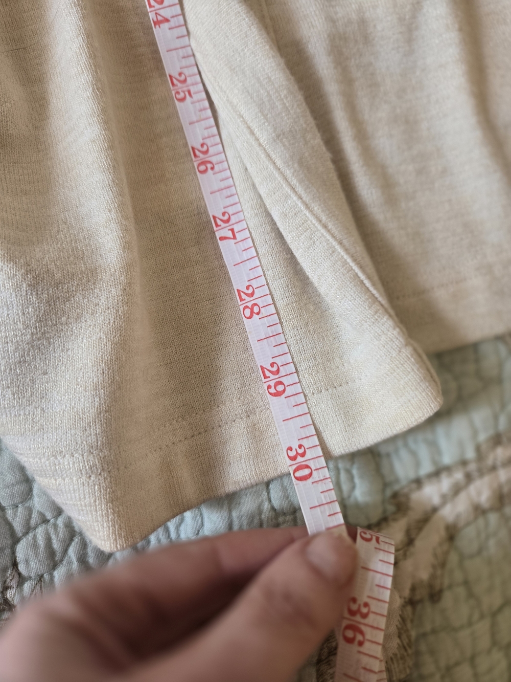 GAP Fancy Lady Poncho Light Cream Hooded Open Cardigan S/M - Picture 8 of 8